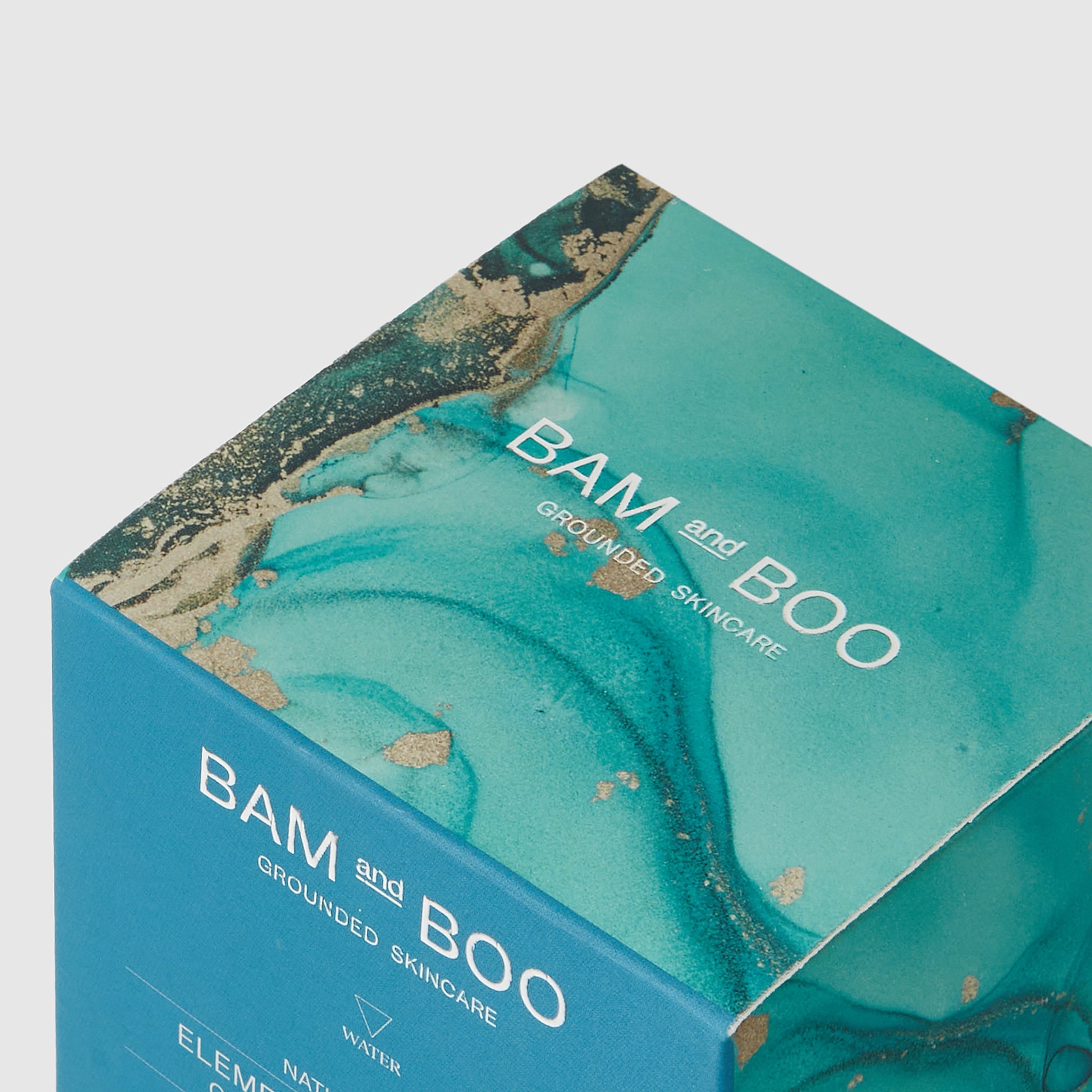 Elemental Face Cream - Pack Shot Packaging Detail - BAMandBOO Grounded Skincare Azores