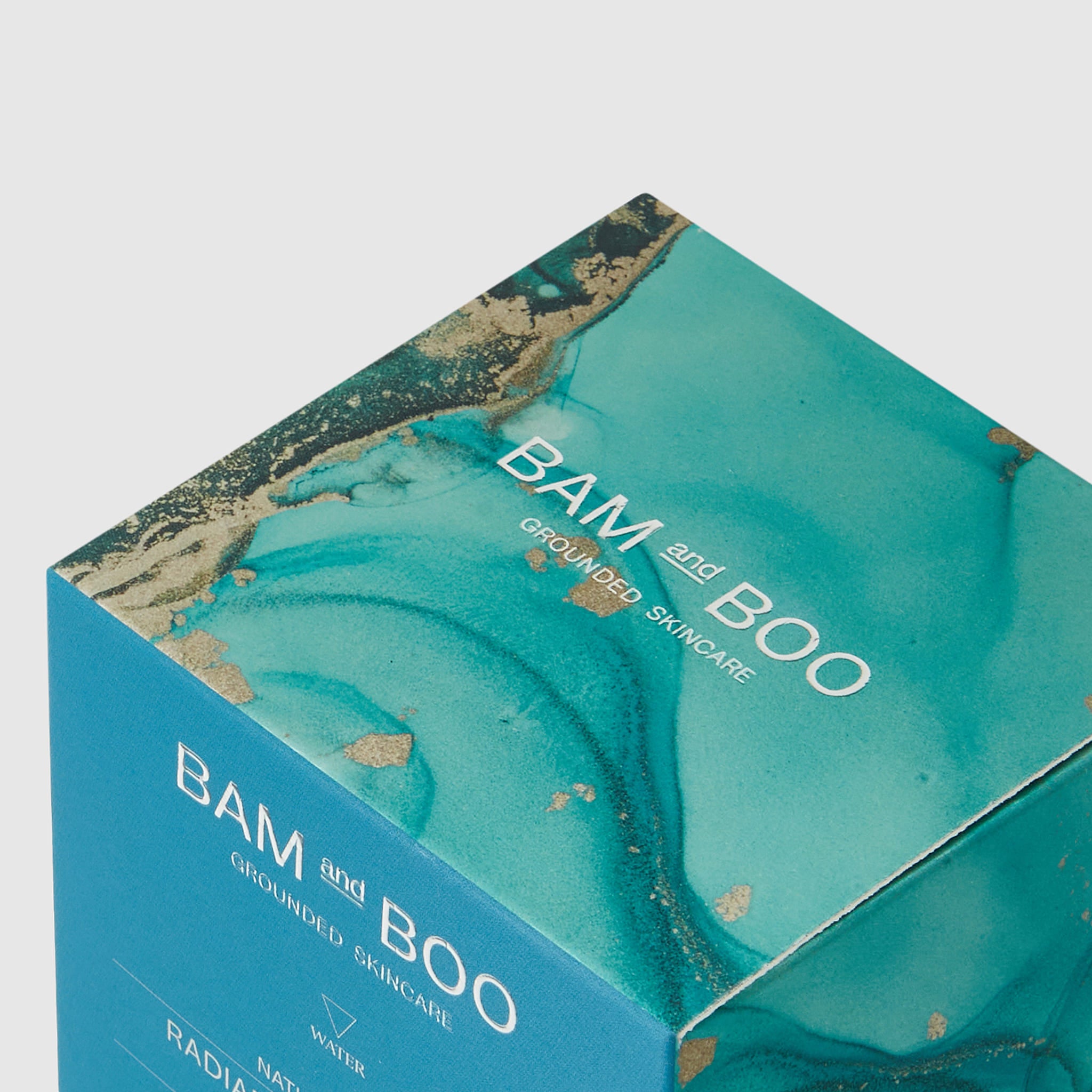 Radiant Day Cream - Pack Shot Packaging Detail - BAMandBOO Grounded Skincare Azores