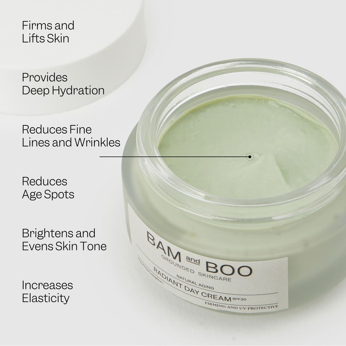 Radiant Day Cream - Benefits - BAMandBOO Grounded Skincare Azores