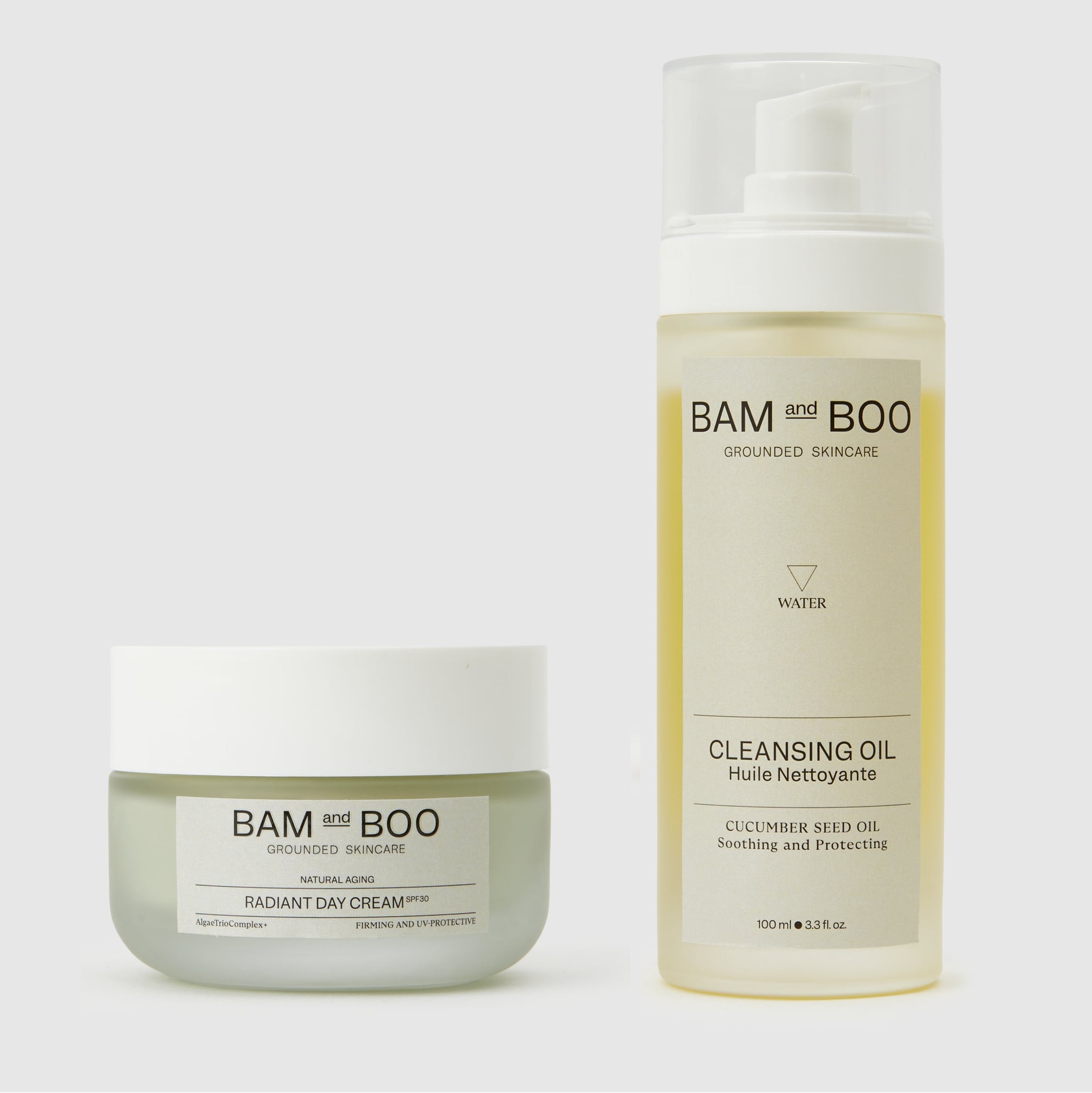 Radiant Cream and Cleansing Oil Set - BAMandBOO Grounded Skincare Azores