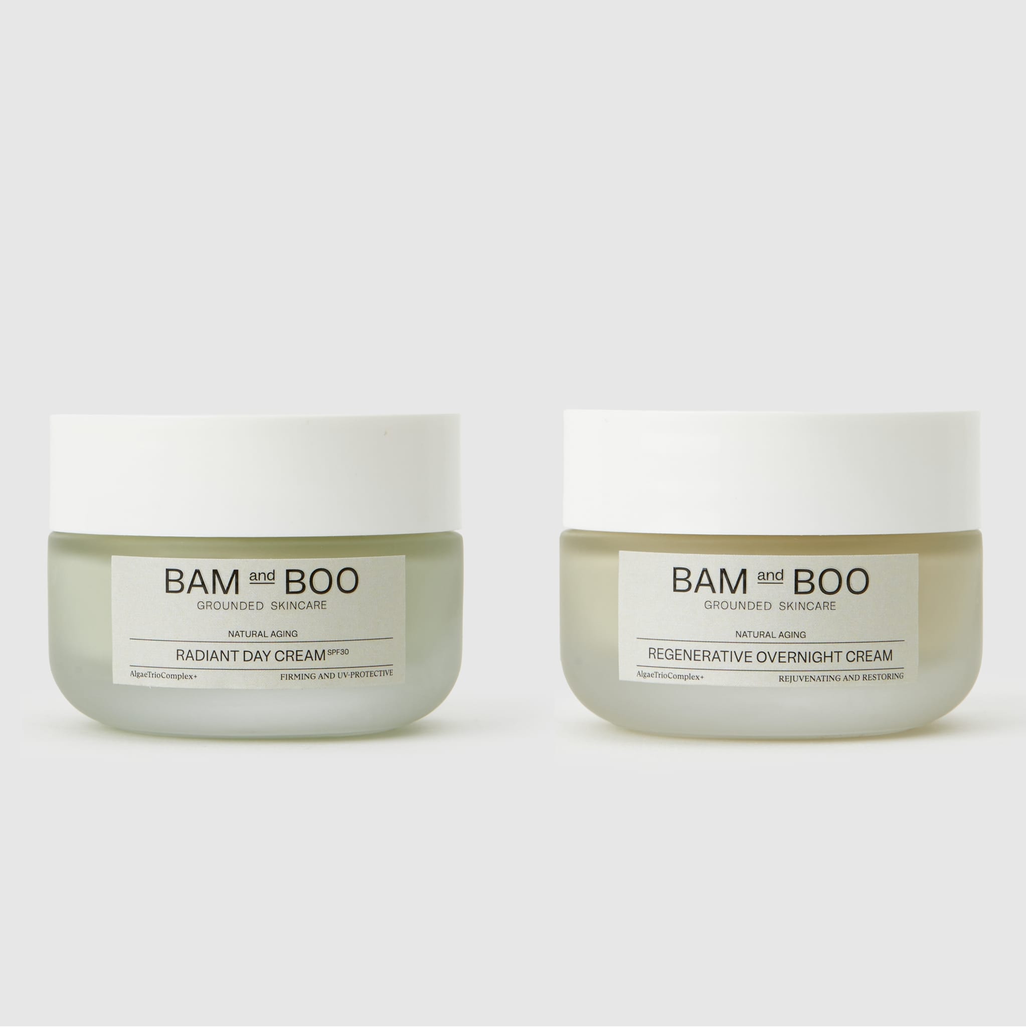 Radiant and Overnight Cream Set - BAMandBOO Grounded Skincare Azores