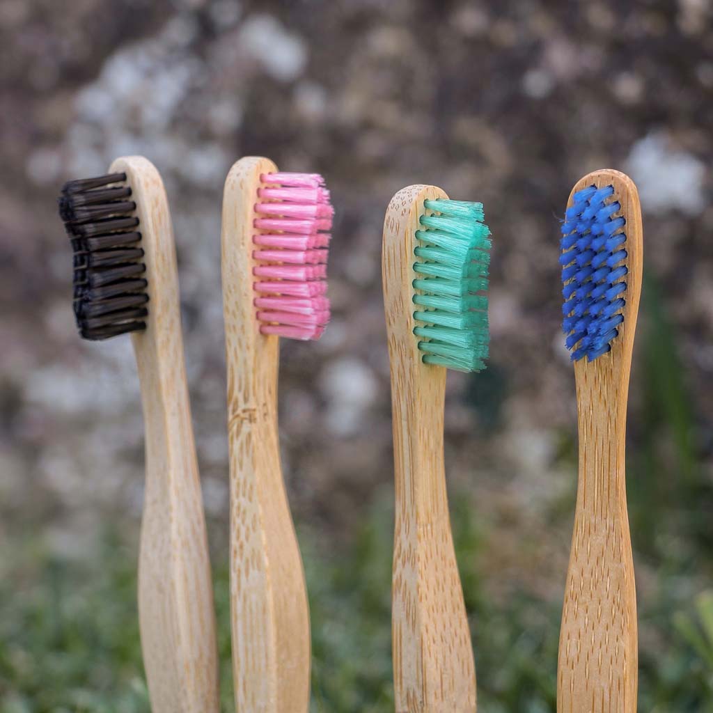 FAMILY PACK | Bamboo Toothbrush x4 - Bam&amp;Boo - Natural Care and Clean Beauty from the Azores