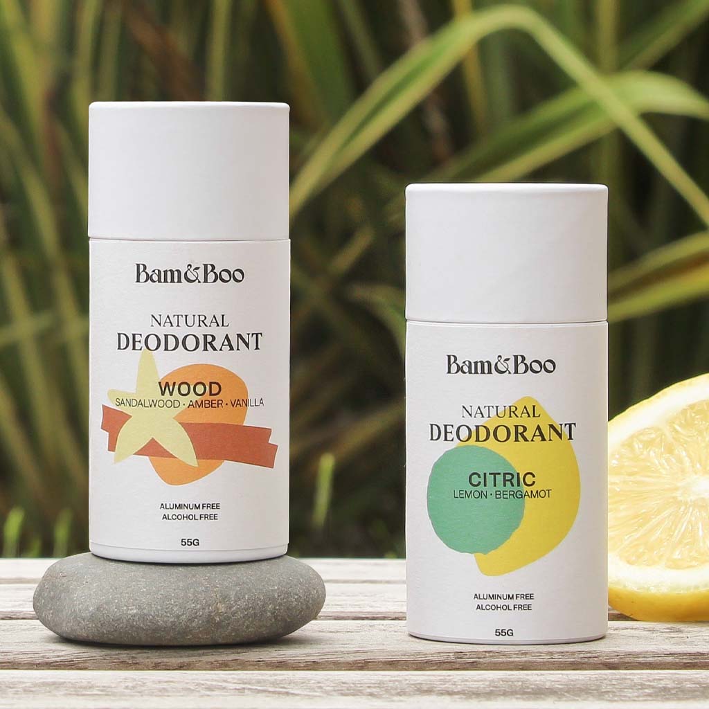 NATURAL DEODORANT | Citric - Lemon & Bergamot - Bamboo Toothbrush Bam&Boo - Eco-friendly, vegan, sustainable oral and personal care