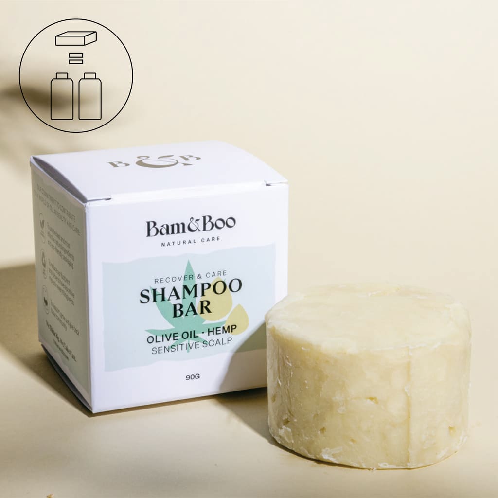 SHAMPOO BAR | Sensitive Scalp - Bam&Boo - Eco-friendly, vegan, sustainable oral and personal care
